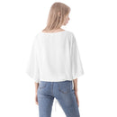White V-neck Streamers Top