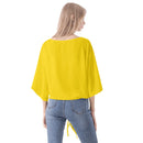 Yellow V-neck Streamers Top
