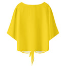 Yellow V-neck Streamers Top