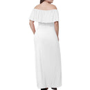 White Off-shoulder Long Dress