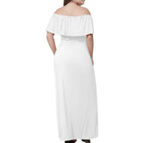 White Off-shoulder Long Dress