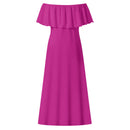 Pink Off-shoulder Long Dress