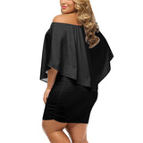 Black Off-the-shoulder Tube Dress