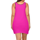 Pink Elegant Sleeveless Mini Dress
