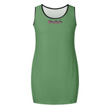 Green Elegant Sleeveless Mini Dress