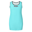 Turquoise Elegant Sleeveless Mini Dress