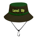 Brown And Green Fishermans Hat
