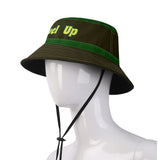 Brown And Green Fishermans Hat
