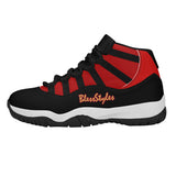 Black And Red Retro 90s Shoes