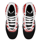 Black And Red Retro 90s Shoes