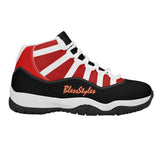 Black And Red Retro 90s Shoes