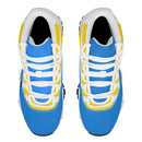 Blue And Yellow Retro 90s Shoes