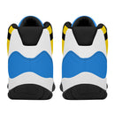 Blue And Yellow Retro 90s Shoes