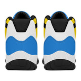 Blue And Yellow Retro 90s Shoes