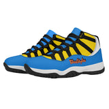 Blue And Yellow Retro 90s Shoes