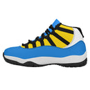Blue And Yellow Retro 90s Shoes