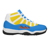 Blue And Yellow Retro 90s Shoes