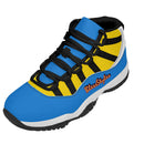 Blue And Yellow Retro 90s Shoes