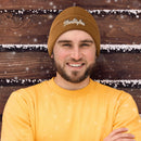 Warm Embroidered Knitted Hats