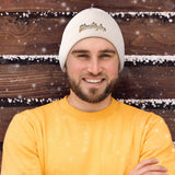 Warm Embroidered Knitted Hats