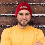 Warm Embroidered Knitted Hats