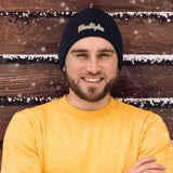 Warm Embroidered Knitted Hats