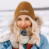 Warm Embroidered Knitted Hats