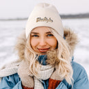 Warm Embroidered Knitted Hats
