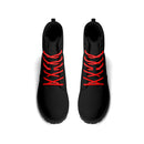 Black Leather Black Outsole Boots