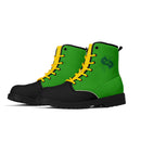 Jamaica Flag  Leather Black Outsole Boots