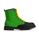 Jamaica Flag  Leather Black Outsole Boots
