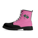 Hitman Heart Style Leather Black Outsole Boots
