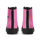 Hitman Heart Style Leather Black Outsole Boots