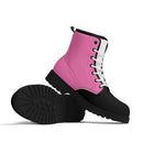Hitman Heart Style Leather Black Outsole Boots