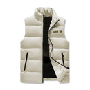 Warm Stand Collar Zip Up Puffer Vest