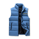 Warm Stand Collar Zip Up Puffer Vest
