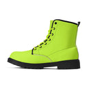 Lime Pie Leather Black Outsole Boots