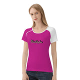 Pink And White Sleeve Top