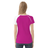 Pink And White Sleeve Top
