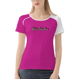 Pink And White Sleeve Top