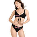 Black Bow Bikini Swimsuit