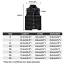 Warm Stand Collar Zip Up Puffer Vest