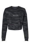 Lightweight Camo Cropped Sweatshirt