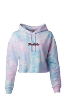 Tie Dye Crop Top Sweater Hoodie 