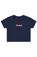 Navy Blue Street Crop Tee