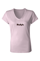 Pink Jersey V-Neck T-Shirt