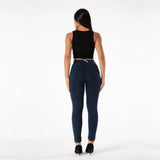 Navy Blue Push Up Stretch Leggings