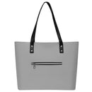 Grey Waterproof Leather Handbag