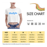 Stretch Crop Shirt Top