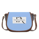 Baby Blue  Saddle HandBag